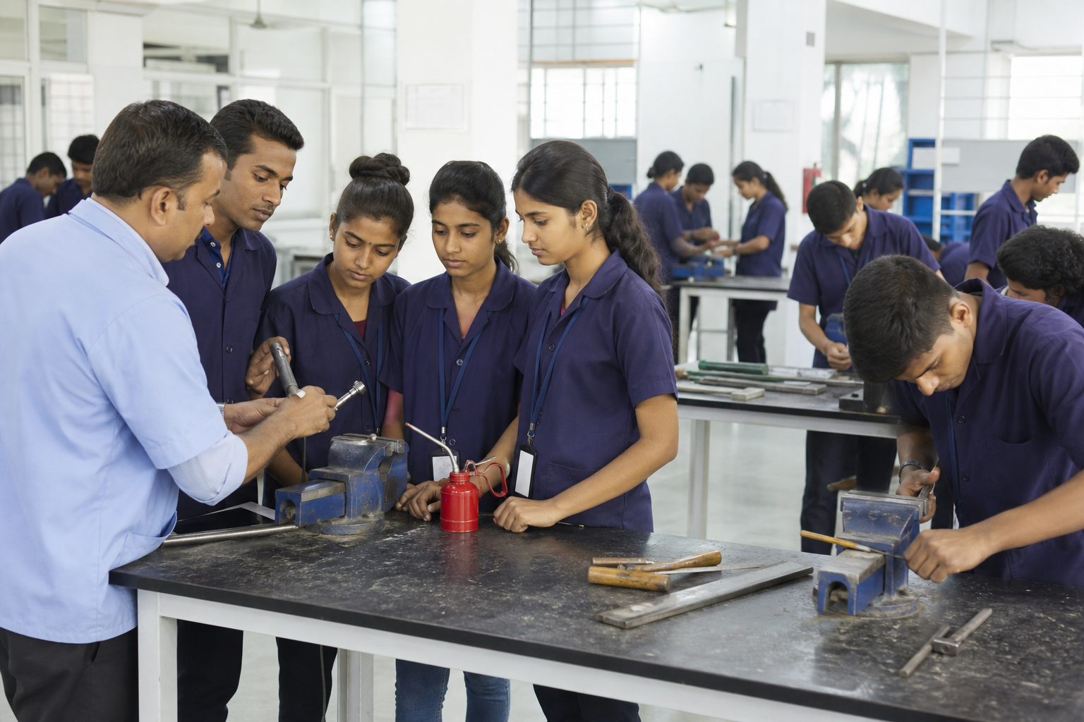 Graduate and diploma apprentices in professional training